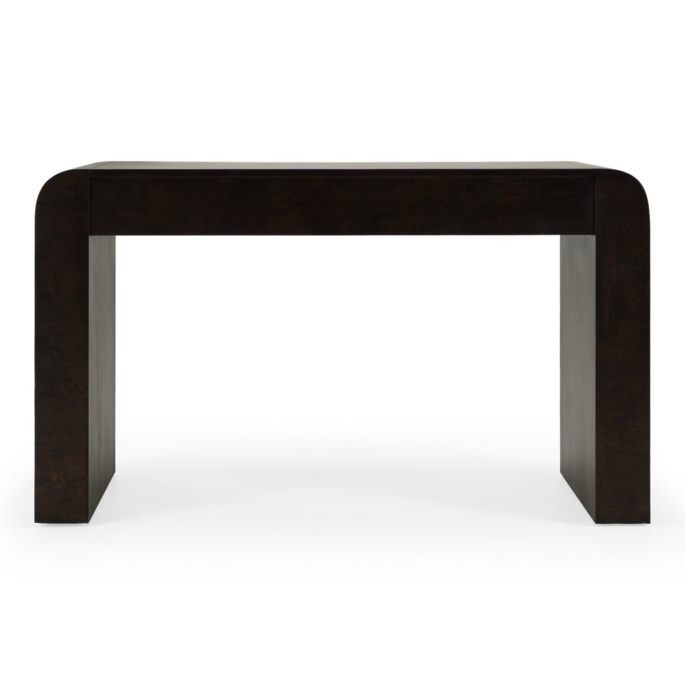 Guzman - Modern Dark Burl Writing Desk