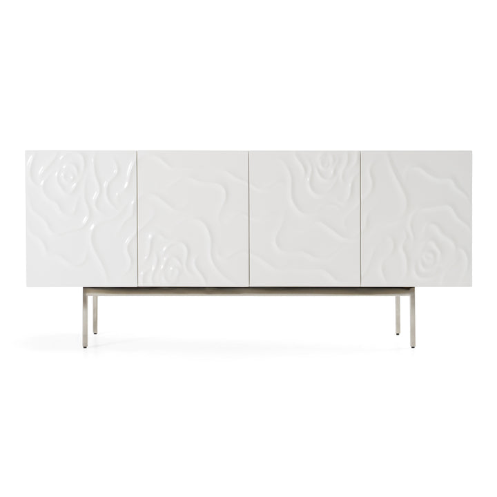 Gwen - Modern White High Gloss Buffet