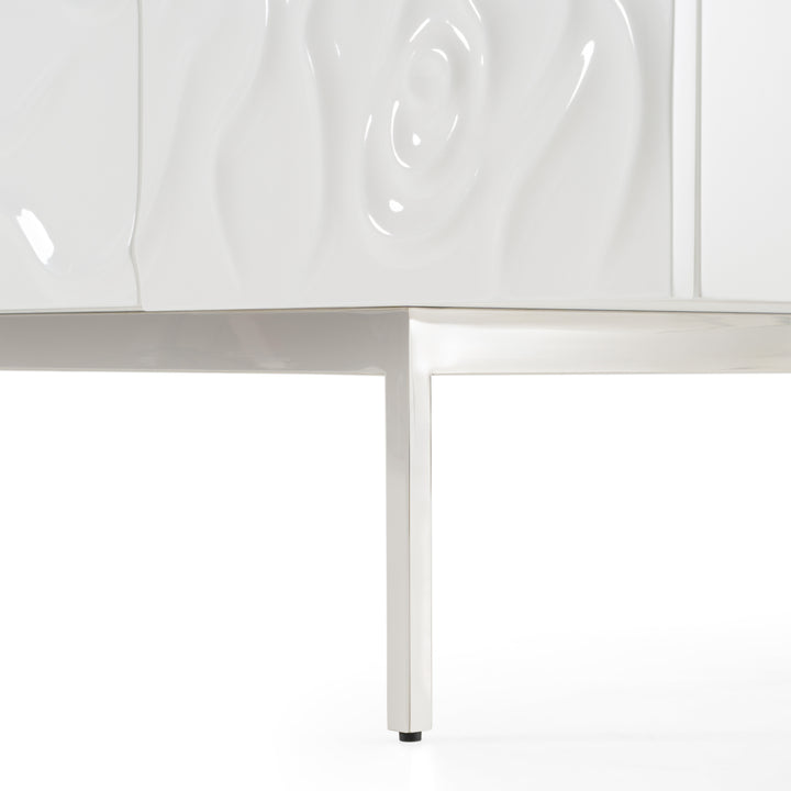 Gwen - Modern White High Gloss Buffet