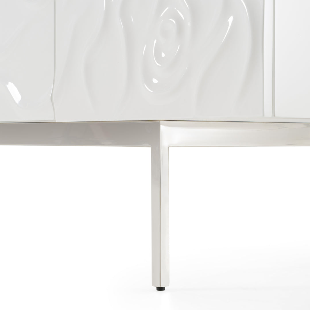 Gwen - Modern White High Gloss Buffet