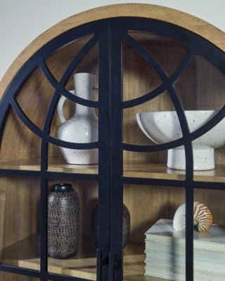 Gwenwich Accent Cabinet - Light Brown Accent Cabinet modern furniture Contempo Furniture