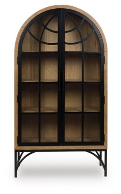 Gwenwich Accent Cabinet - Light Brown Accent Cabinet modern furniture Contempo Furniture
