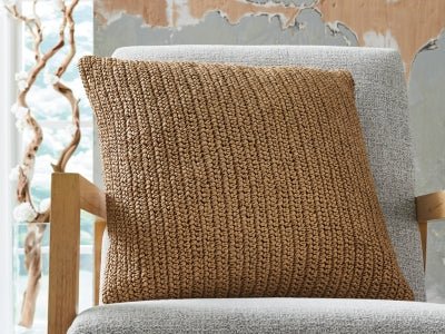 Habenvale Pillow (Set of 4) - Light Brown Throw Pillow modern furniture Contempo Furniture