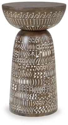 Hadcher Accent Table - Light Brown | Ashley Furniture