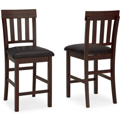 Haddigan Counter Height Bar Stool - Dark Brown Stool Set modern furniture Contempo Furniture