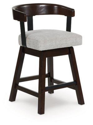 Haddigan Counter Height Barstool - Dark Brown Stool Set modern furniture Contempo Furniture
