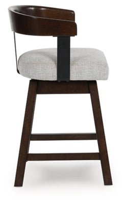 Haddigan Counter Height Barstool - Dark Brown Stool Set modern furniture Contempo Furniture