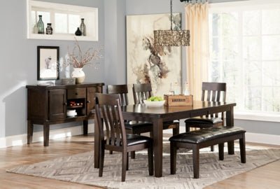 Haddigan Dining Chair - Dark Brown Chair Set modern furniture Contempo Furniture