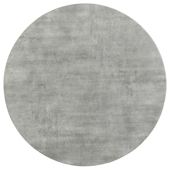 Hadi - 3 Piece Round Smarttop Coffee And End Table Set - Cement Table Set modern furniture Contempo Furniture