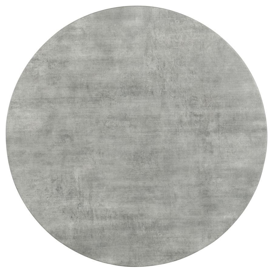 Hadi - 3 Piece Round Smarttop Coffee And End Table Set - Cement Table Set modern furniture Contempo Furniture