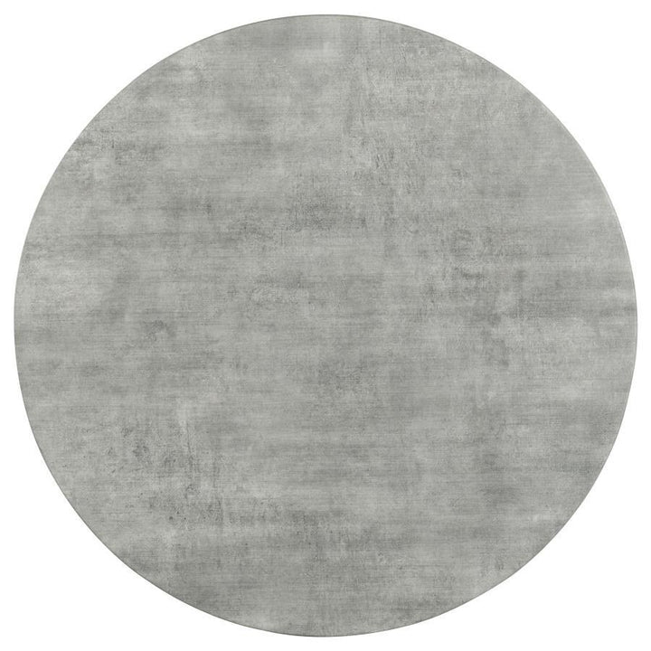 Hadi - Round Smart Top Coffee Table - Cement Coffee Table modern furniture Contempo Furniture