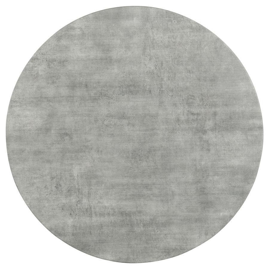Hadi - Round Smart Top Coffee Table - Cement Coffee Table modern furniture Contempo Furniture