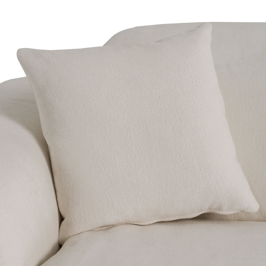 Hagerty  Modern OffWhite Fabric Sofa With 2 Power Recliners