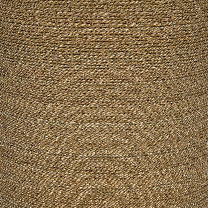 Halden - Round Woven Seagrass Accent Side Table - Light Brown Side Table modern furniture Contempo Furniture