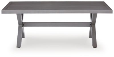 Half Moon Beach Outdoor Coffee Table - Gray Coffee Table modern furniture Contempo Furniture