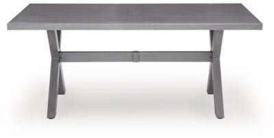 Half Moon Beach Outdoor Dining Table - Gray Dining Table modern furniture Contempo Furniture