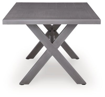 Half Moon Beach Outdoor Dining Table - Gray Dining Table modern furniture Contempo Furniture