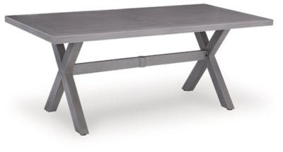 Half Moon Beach Outdoor Dining Table - Gray | Ashley Furniture