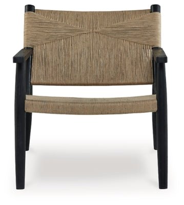 Halfmore Accent Chair - Black Accent Chair modern furniture Contempo Furniture