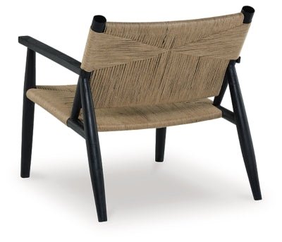 Halfmore Accent Chair - Black Accent Chair modern furniture Contempo Furniture