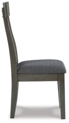 Hallanden Dining Chair - Dark Gray Chair Set modern furniture Contempo Furniture