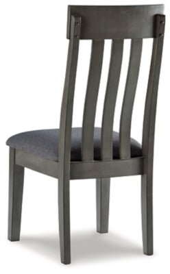 Hallanden Dining Chair - Dark Gray Chair Set modern furniture Contempo Furniture
