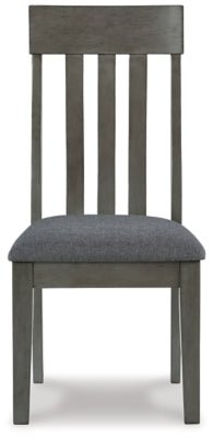 Hallanden Dining Chair - Dark Gray Chair Set modern furniture Contempo Furniture