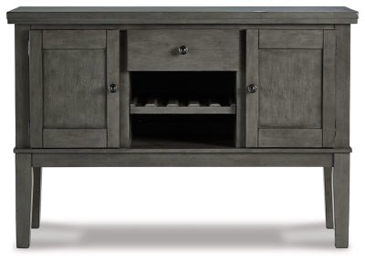Hallanden Dining Server - Gray Server modern furniture Contempo Furniture