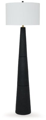 Hallburg Floor Lamp - Black Floor Lamp modern furniture Contempo Furniture