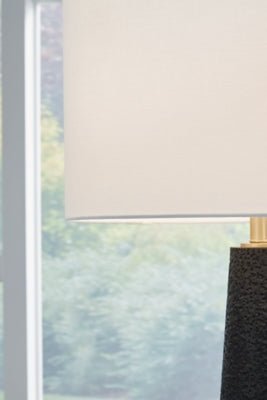 Hallburg Floor Lamp - Black Floor Lamp modern furniture Contempo Furniture