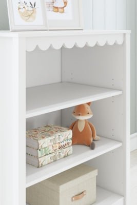 Hallityn Bookcase - White Bookcase modern furniture Contempo Furniture
