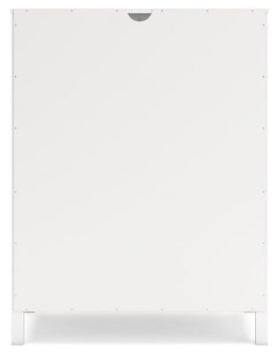 Hallityn Bookcase - White Bookcase modern furniture Contempo Furniture