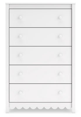 Hallityn Chest of Drawers - White Accent Chest modern furniture Contempo Furniture