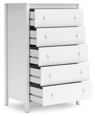 Hallityn Chest of Drawers - White Accent Chest modern furniture Contempo Furniture