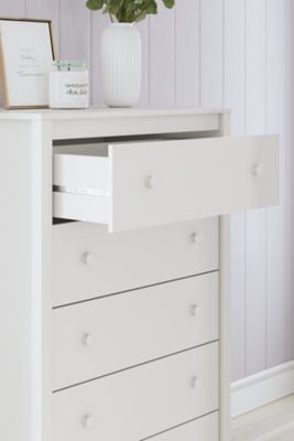 Hallityn Chest of Drawers - White Accent Chest modern furniture Contempo Furniture