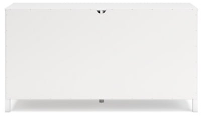 Hallityn Dresser - White Dresser modern furniture Contempo Furniture