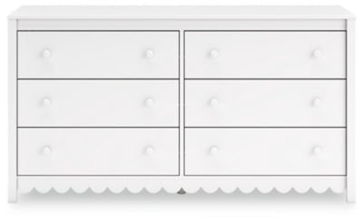 Hallityn Dresser - White Dresser modern furniture Contempo Furniture