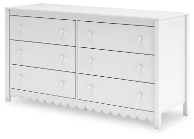 Hallityn Dresser - White Dresser modern furniture Contempo Furniture