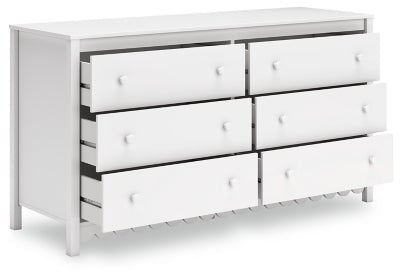 Hallityn Dresser - White Dresser modern furniture Contempo Furniture