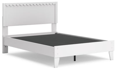 Hallityn Full Panel Platform Bed - White Panel Bed modern furniture Contempo Furniture