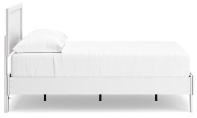 Hallityn Full Panel Platform Bed - White Panel Bed modern furniture Contempo Furniture