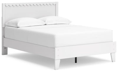 Hallityn Full Panel Platform Bed - White | Ashley Furniture
