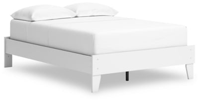 Hallityn Full Platform Bed - White | Ashley Furniture