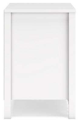 Hallityn Nightstand - White Nightstand modern furniture Contempo Furniture