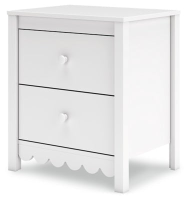 Hallityn Nightstand - White Nightstand modern furniture Contempo Furniture