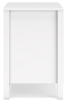 Hallityn Nightstand - White Nightstand modern furniture Contempo Furniture