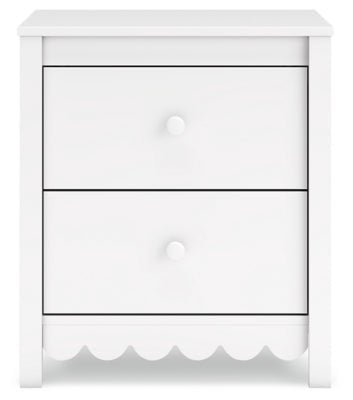 Hallityn Nightstand - White Nightstand modern furniture Contempo Furniture