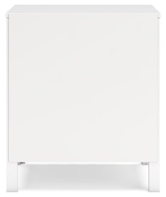 Hallityn Nightstand - White Nightstand modern furniture Contempo Furniture