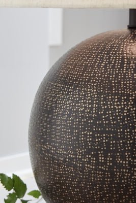 Hambell Table Lamp - Black Table Lamp modern furniture Contempo Furniture