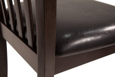 Hammis Dining Chair - Dark Brown Chair Set modern furniture Contempo Furniture